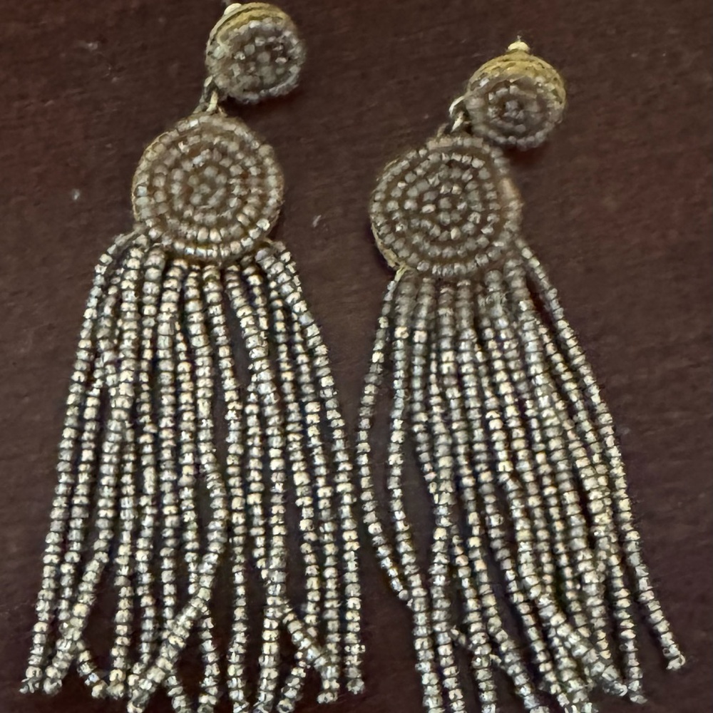 J. Crew Factory Gold Chandelier Earrings